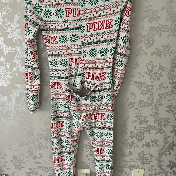 PINK Christmas onesie - Picture 2 of 2